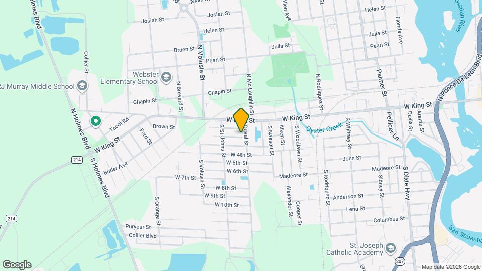 804 W 2nd St Map and Location Details