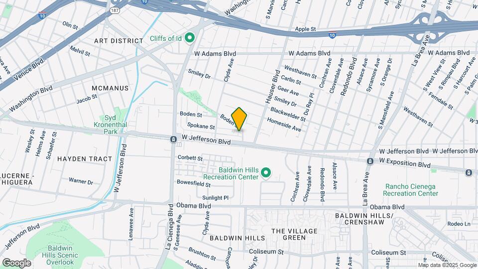 3009 Carmona Ave Map and Location Details