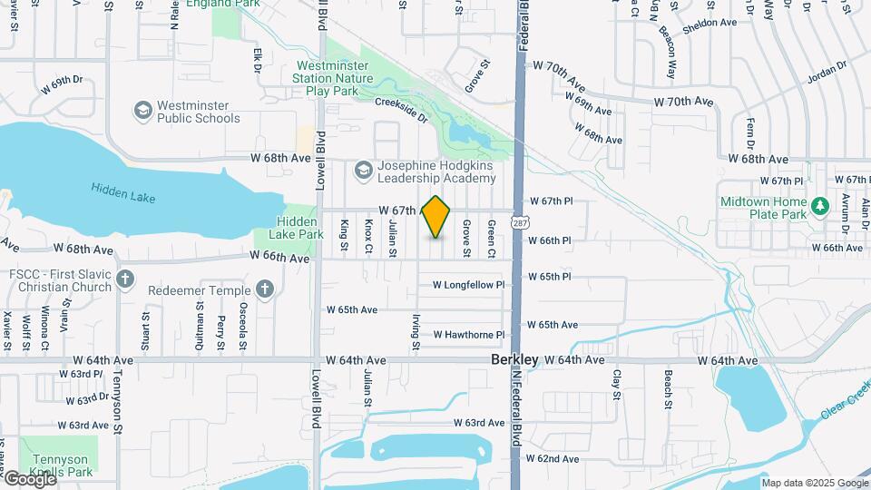 6621 Hooker St Map and Location Details