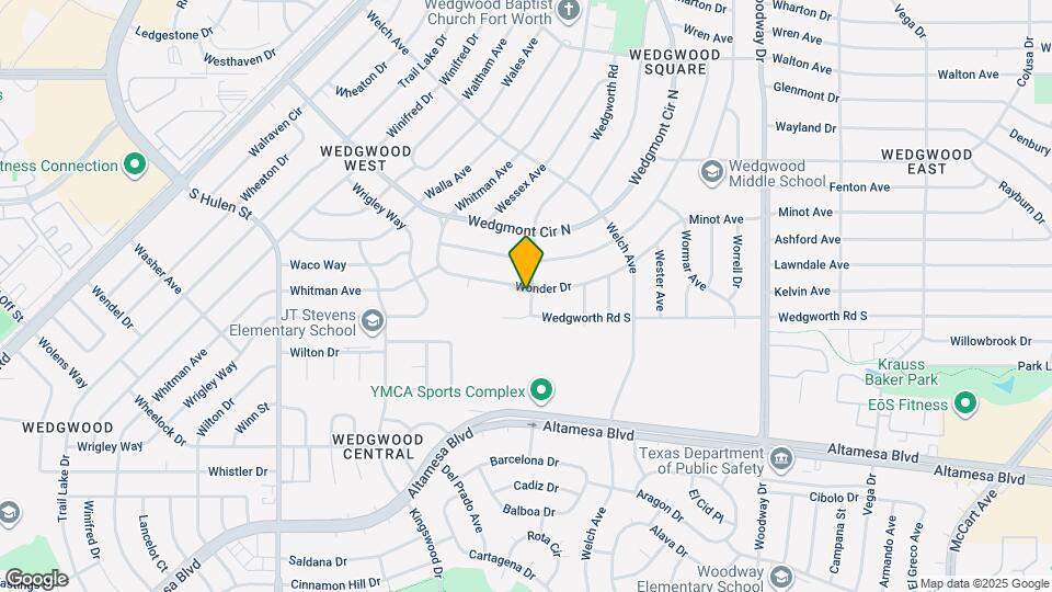 6001 Wonder Dr Map and Location Details