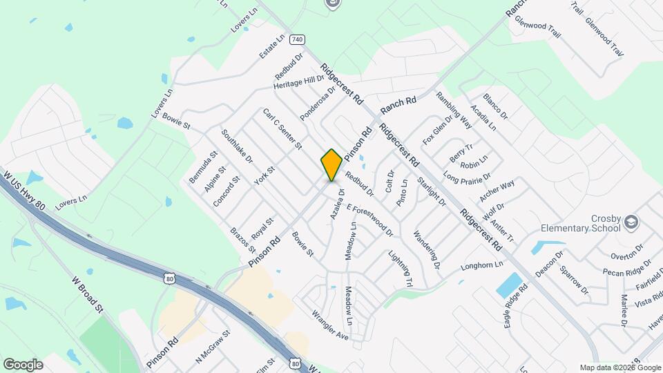 708 Azalea Dr Map and Location Details