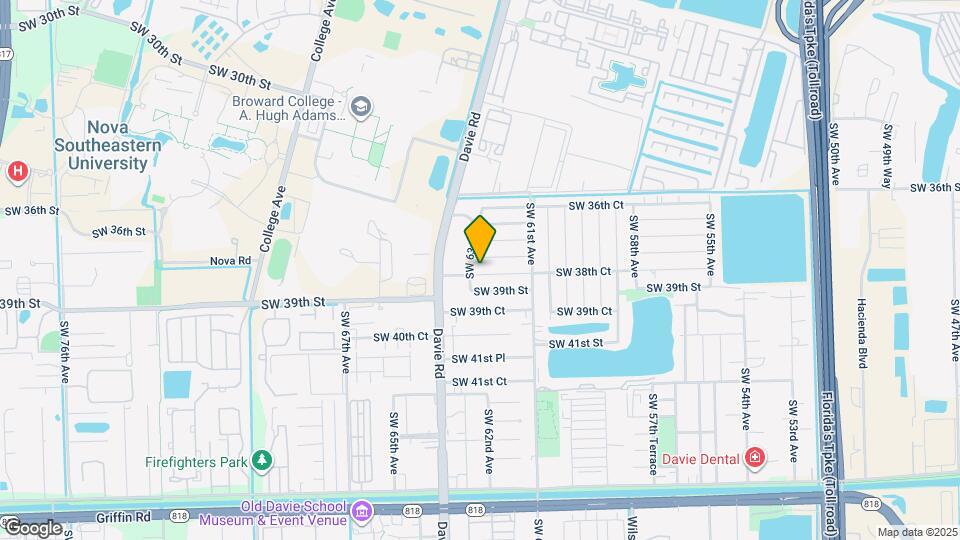 6241 SW 38th Ct Map and Location Details