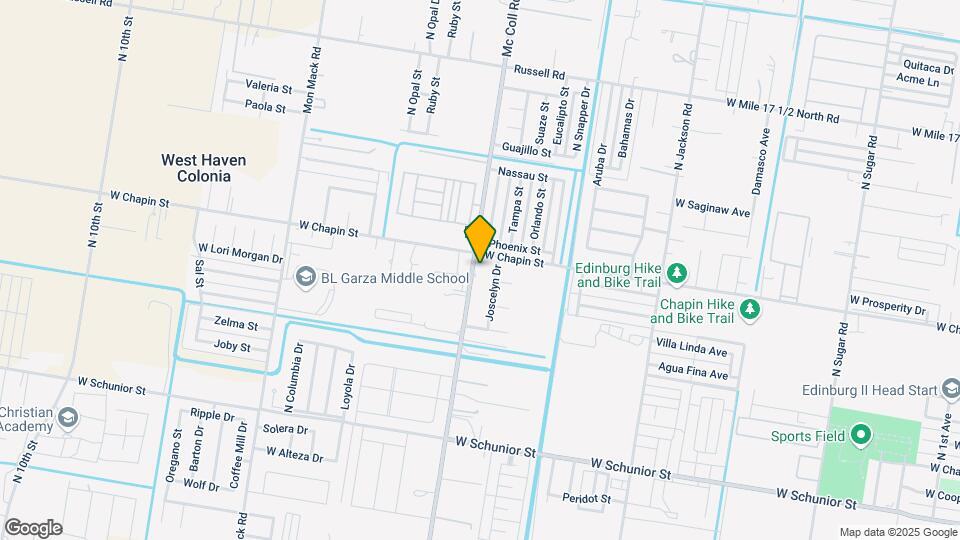 1316 Mc Coll Rd-Unit -1 Map and Location Details