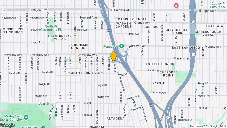 3774 33rd St Map and Location Details