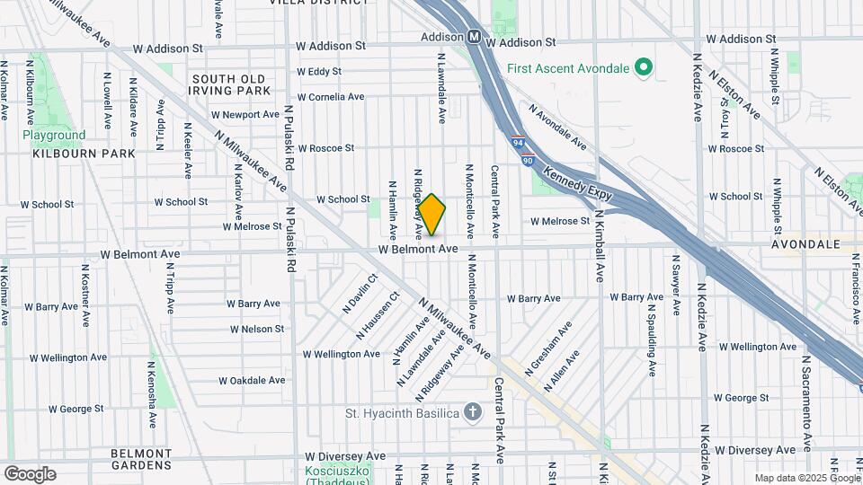 3712 W Belmont Ave Map and Location Details