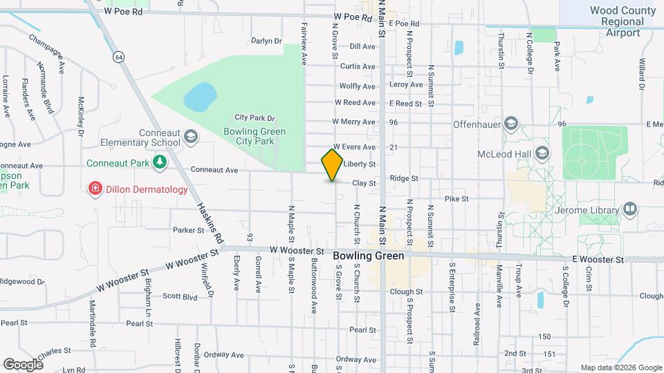 339 N Grove St Map and Location Details