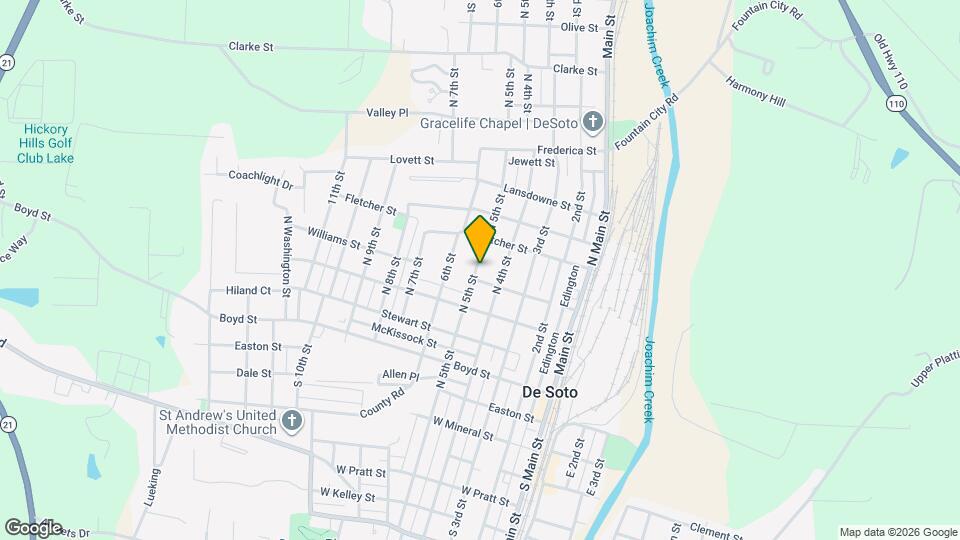 511 N 5th St Map and Location Details