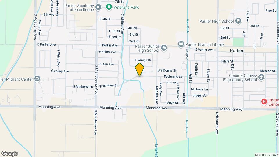Tuolumne Village Mapa y Detalles de la Ubicación