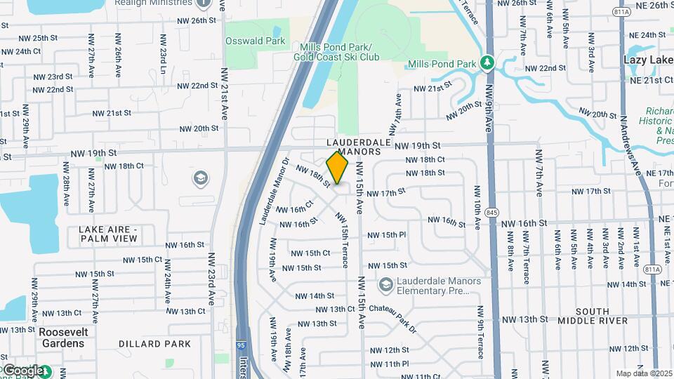 1729 NW 16th Ave Map and Location Details