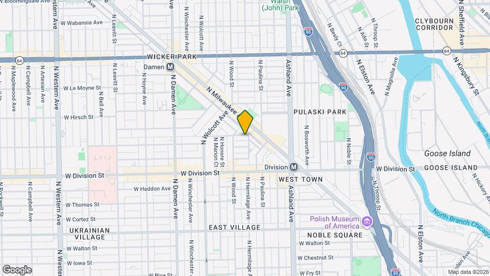 1725 W Ellen St Map and Location Details