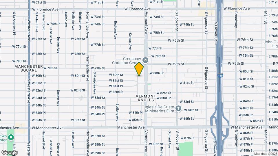 8006 S New Hampshire Ave Mapa y Detalles de la Ubicación