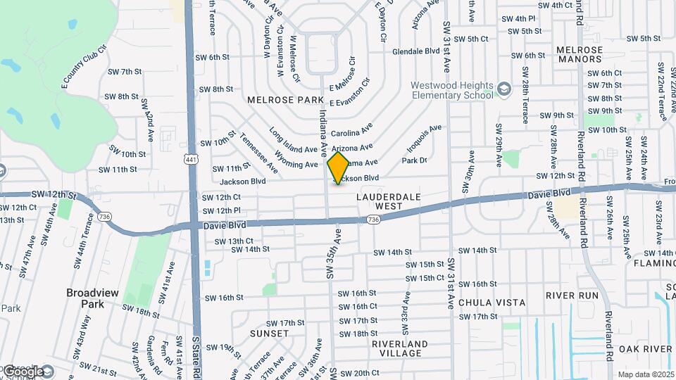 3421 SW 12th Ct Map and Location Details