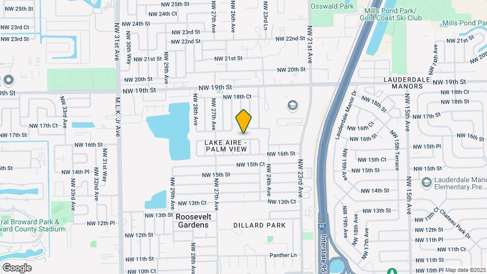 2531 NW 16th Ct Map and Location Details