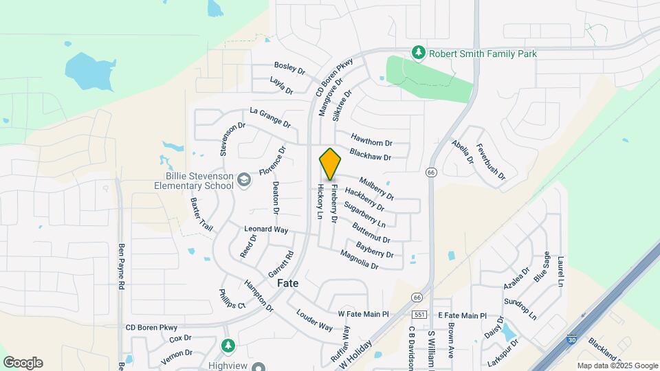 701 Fireberry Dr Mapa y Detalles de la Ubicación