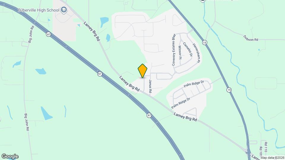 15119 Deer Creek Dr Map and Location Details