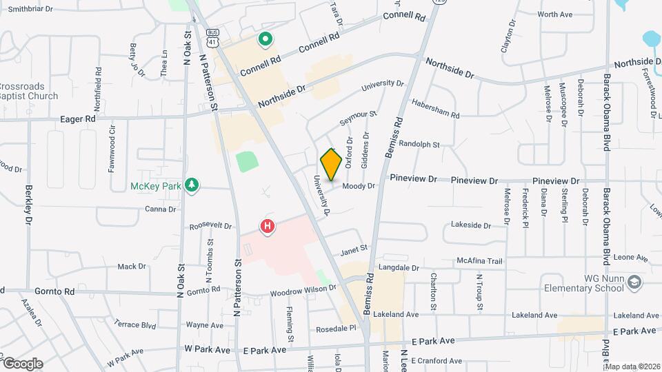 2402 Knox Dr Map and Location Details