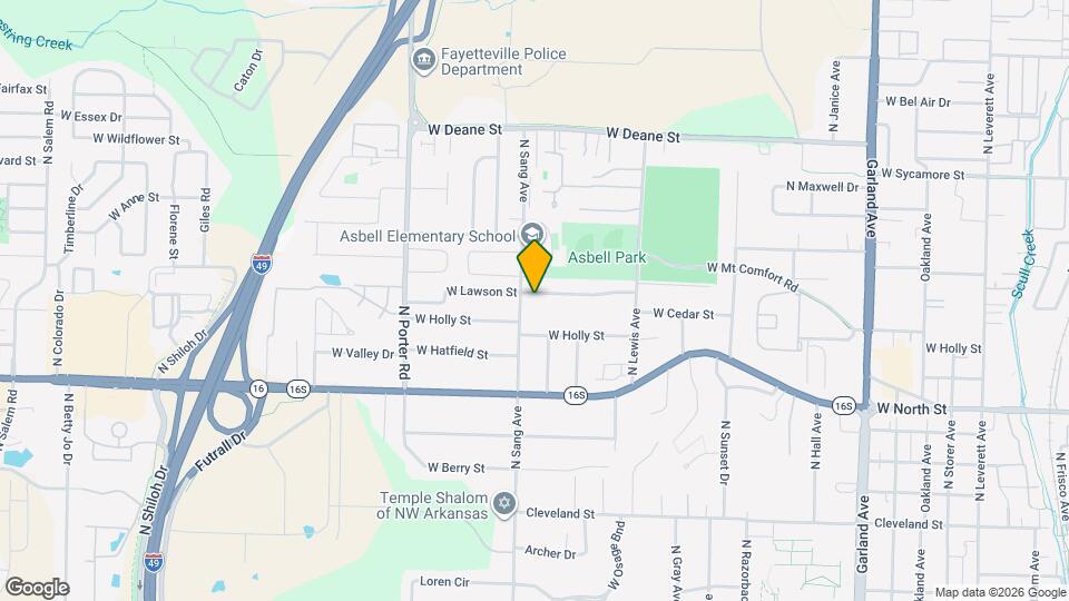 2015-2017 W Lawson St Map and Location Details