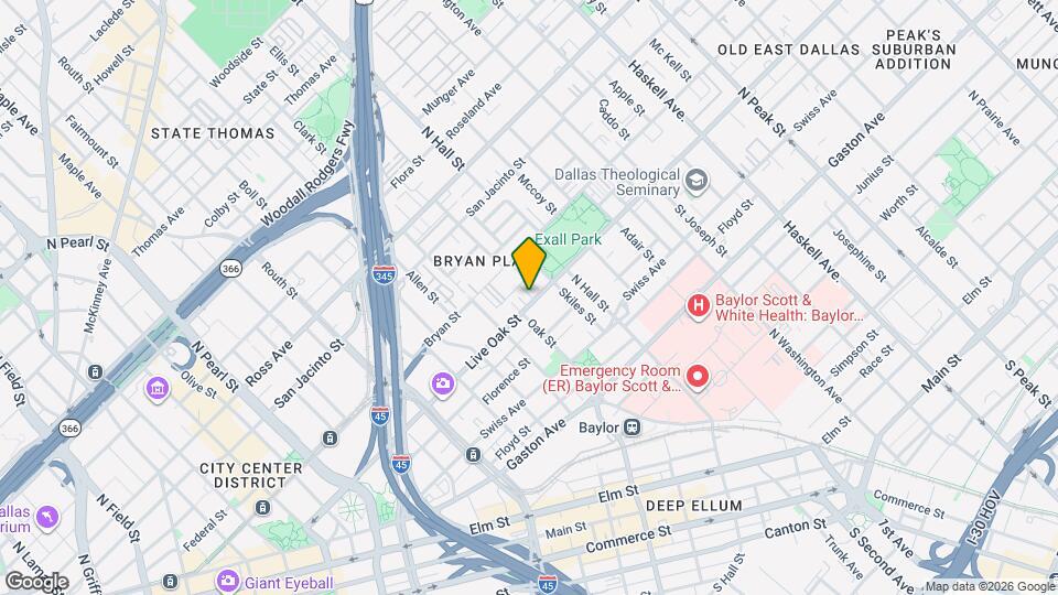 3024 Carmel St Map and Location Details