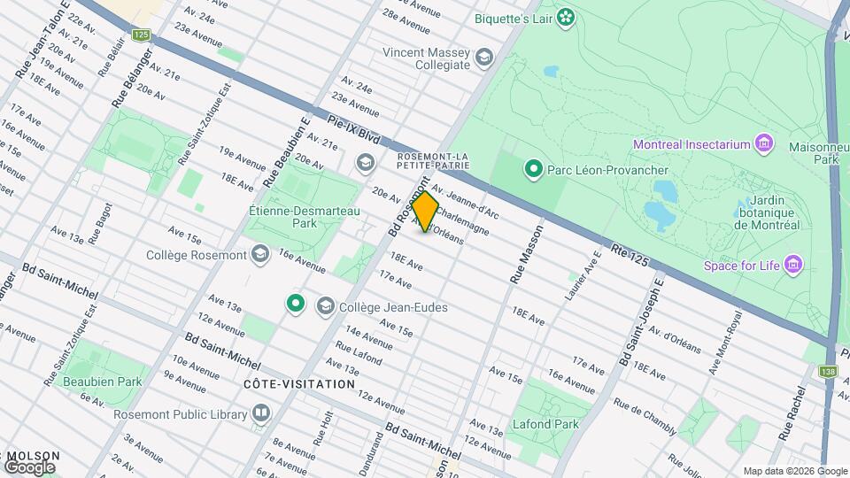 5707-5713 Bourbonnière Map and Location Details