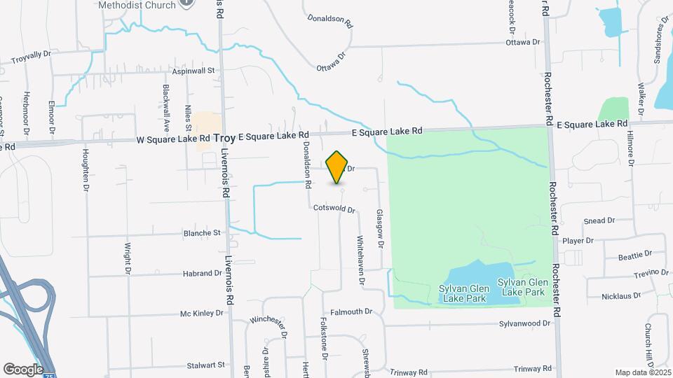 5837 Folkstone Dr Map and Location Details