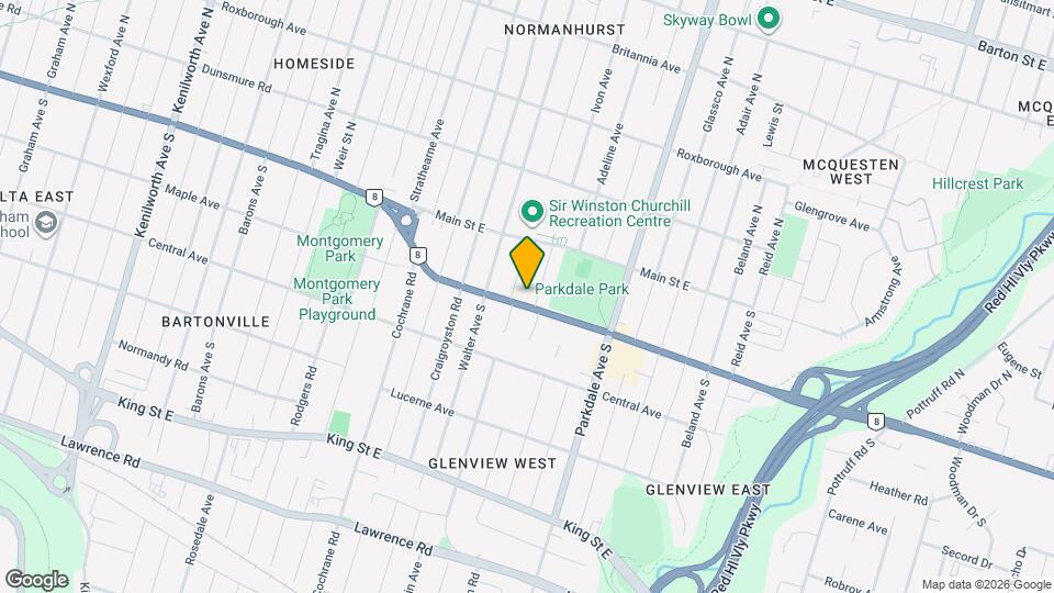 169 Queenston Rd Map and Location Details