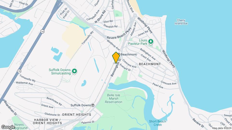 77 Bennington St, Unit 101 Map and Location Details