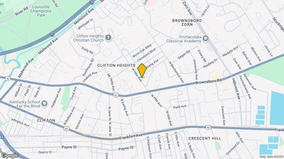 415 N Hite Ave Map and Location Details