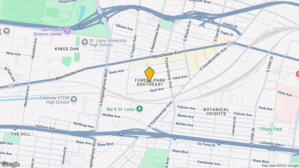 4400-4402 Vista Ave Mapa y Detalles de la Ubicación