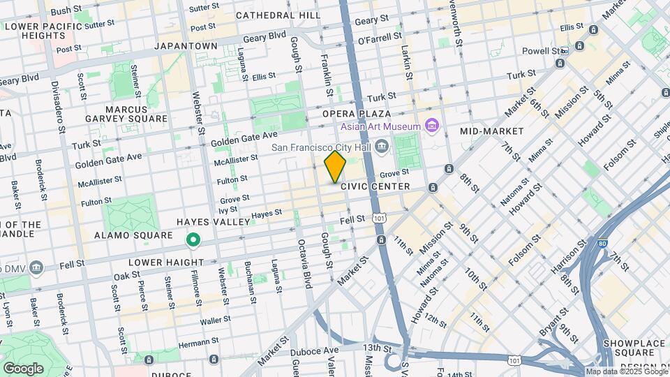 335 Grove St Map and Location Details