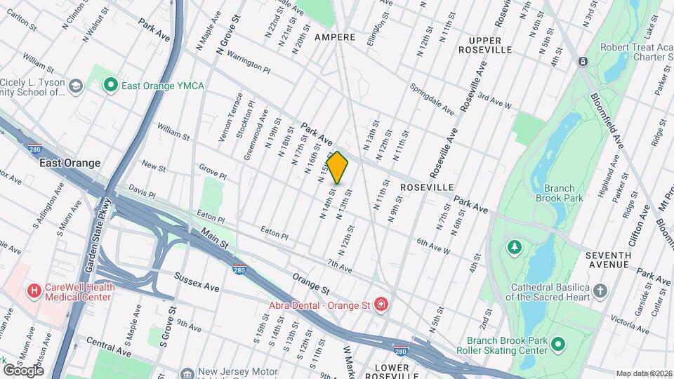 128 N 14th St Map and Location Details