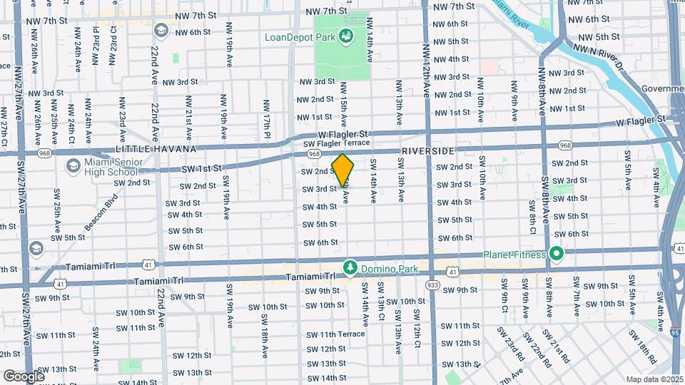 312 SW 15th Ave Map and Location Details