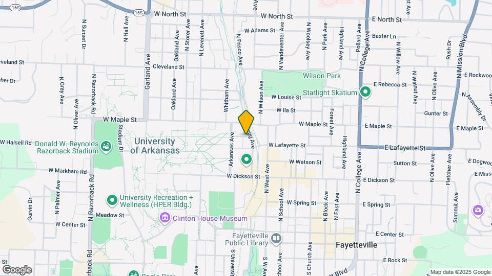 613 Reagan St Map and Location Details
