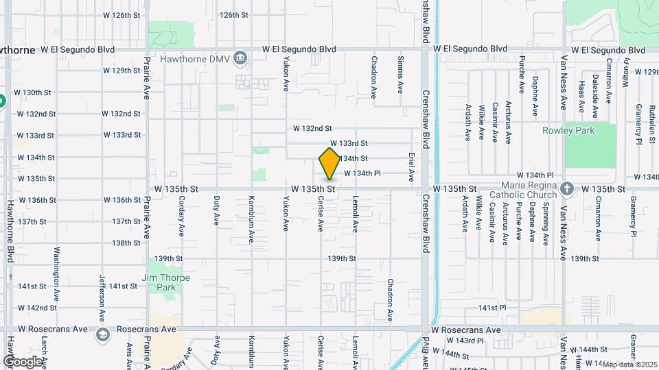 3351 W 135th St Map and Location Details