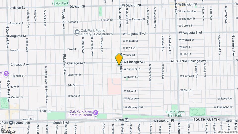 722 N Austin Blvd Map and Location Details