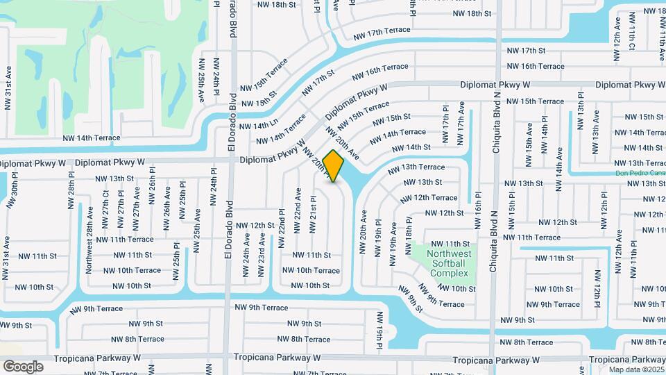 1228 NW 20th Pl Map and Location Details