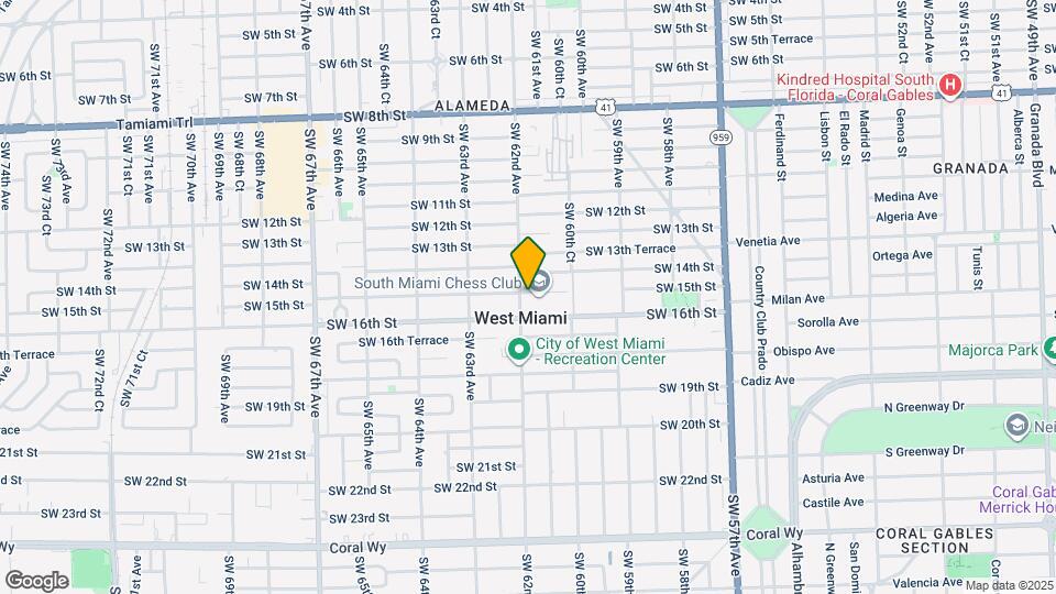 6150 SW 15th St Map and Location Details