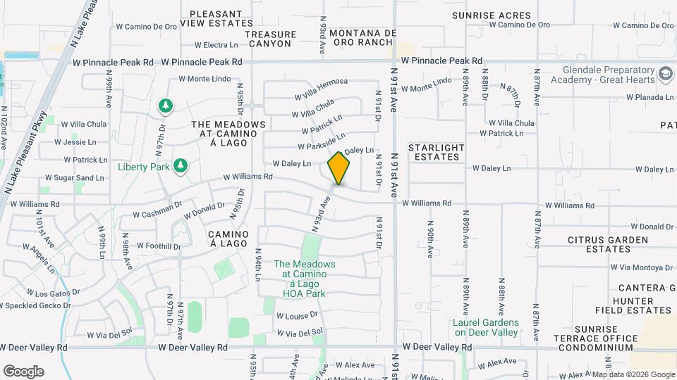 9273 W Country Club Trail Map and Location Details