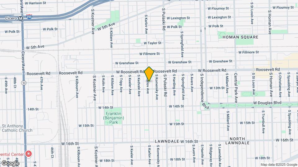 1243 S Karlov Ave Mapa y Detalles de la Ubicación