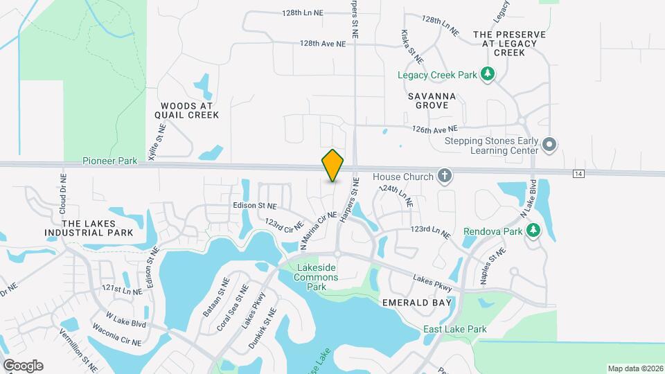 12437 Flanders Ct NE, Unit C Map and Location Details