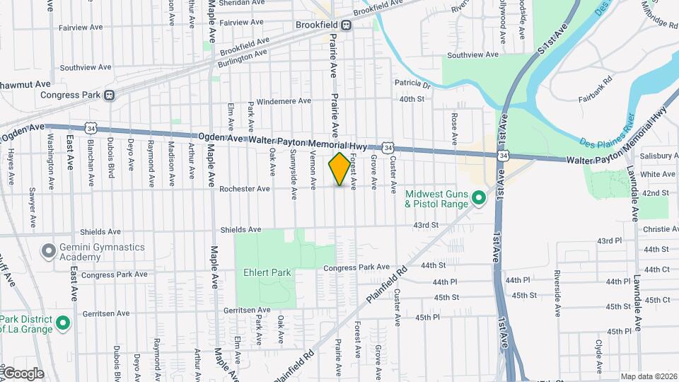 4201 Prairie Ave Mapa y Detalles de la Ubicación