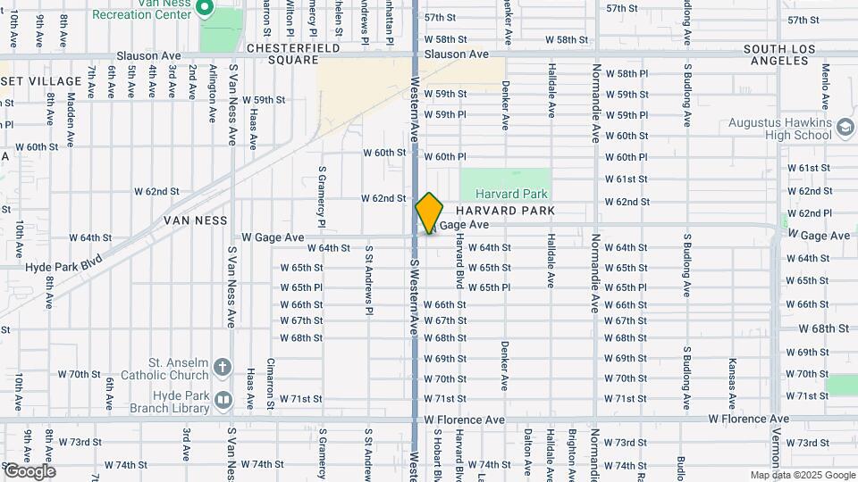 1745 W 64th St Map and Location Details