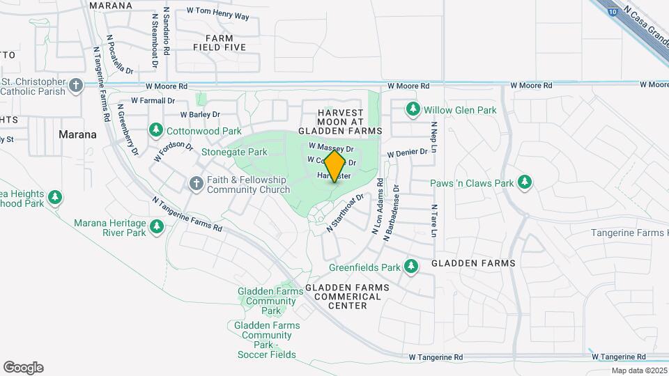 12500 N Cottonseed Ln Map and Location Details