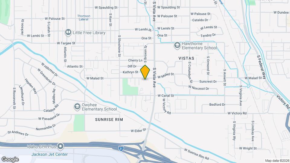 2663 W Malad St Map and Location Details