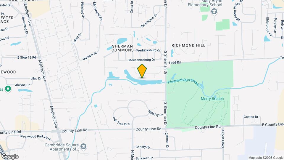 3565 Valley Lake Dr Map and Location Details