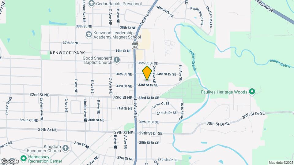 138 33rd St Dr SE Map and Location Details