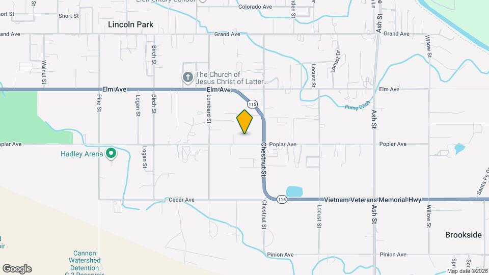 1529 Poplar Ave Map and Location Details