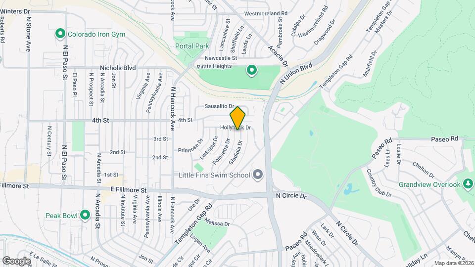 3226 Gladiola Dr Map and Location Details