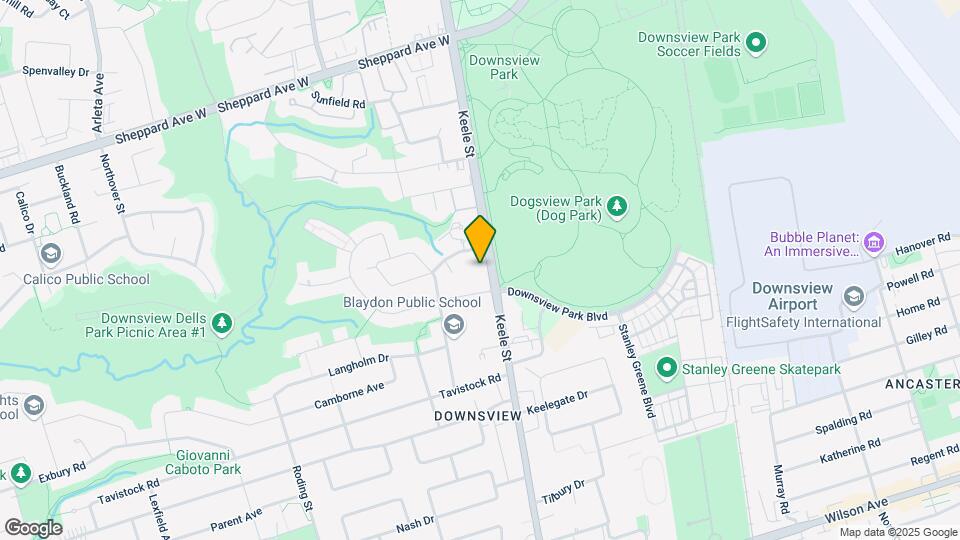 A Keele Street Residence Map and Location Details