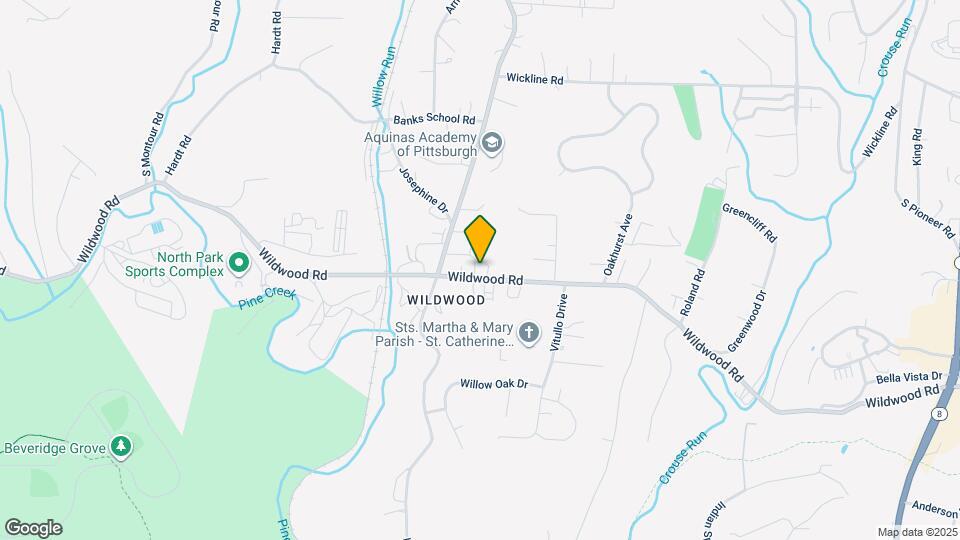 2501 Wildwood Rd Map and Location Details