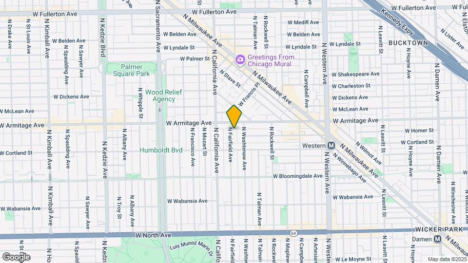 1935 N Fairfield Ave, Unit 306 Map and Location Details